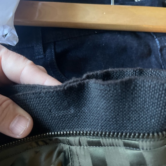 Vintage Jean Paul Gaultier Green Satin Chevron Maxi Skirt size 10 - Picture 12 of 13